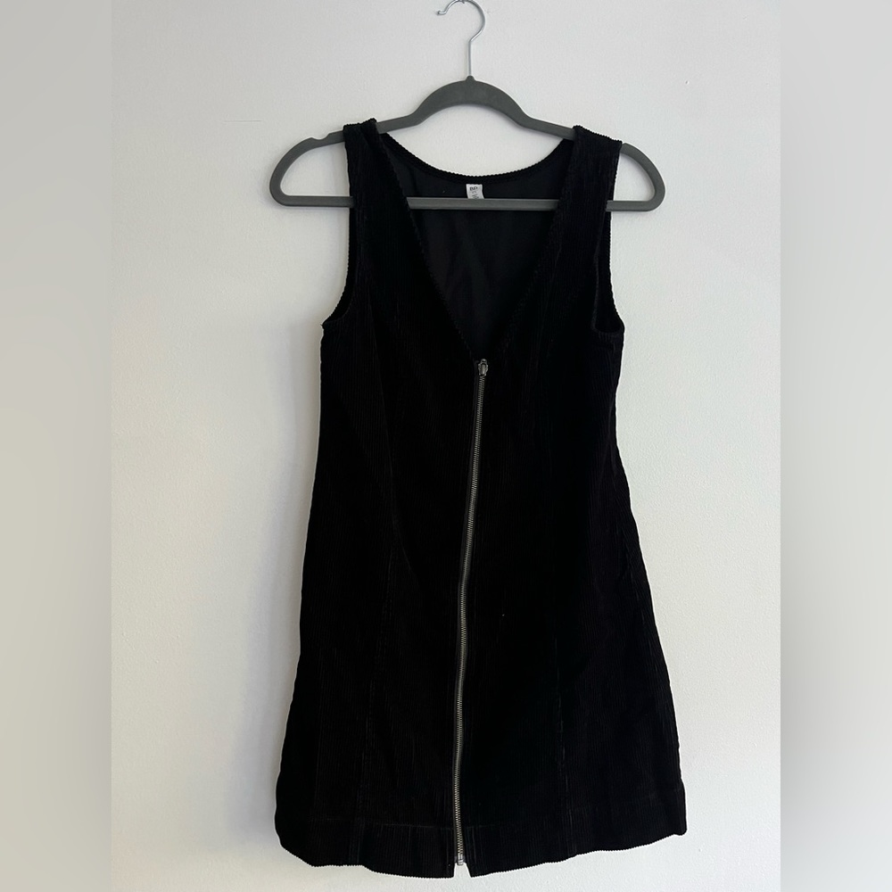 BP (Nordstrom) corduroy black zipper dress